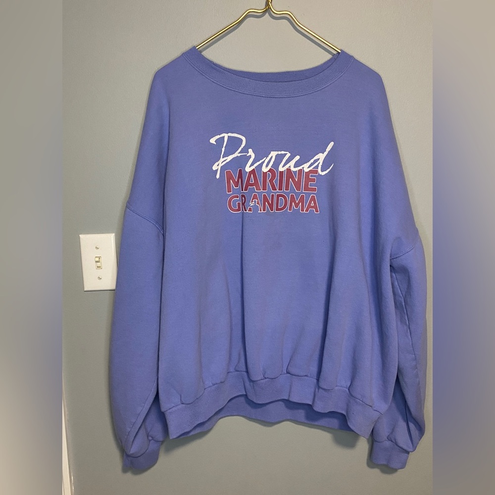 VTG Proud Marine Grandma Crewneck